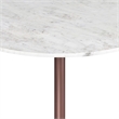 Pemberly Row 36 inch x 36 inch Round Contemporary Dining Table in White