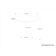 Pemberly Row 36 inch x 36 inch Round Contemporary Dining Table in White