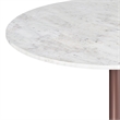 Pemberly Row 36 inch x 36 inch Round Contemporary Dining Table in White