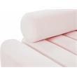 Pemberly Row Modern / Contemporary Upholstered Pink Velvet Sofa