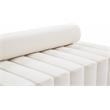 Pemberly Row Modern / Contemporary Upholstered Cream Velvet Sofa