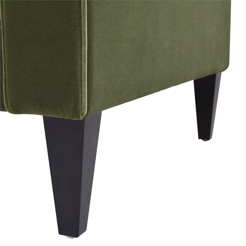 Pemberly Row Modern / Contemporary Lawson Sofa Olive Green Finish