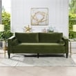 Pemberly Row Modern / Contemporary Lawson Sofa Olive Green Finish