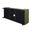Pemberly Row Modern / Contemporary Lawson Sofa Olive Green Finish