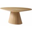Pemberly Row Modern / Contemporary Natural Oak Finish Dining Table