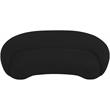 Pemberly Row Contemporary Boucle Fabric Sofa With Rounded Back in Black