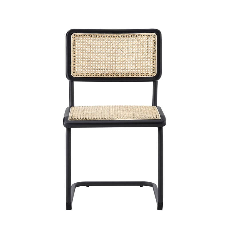 Pemberly Row Modern / Contemporary Dining Chair (Set of 2) Black
