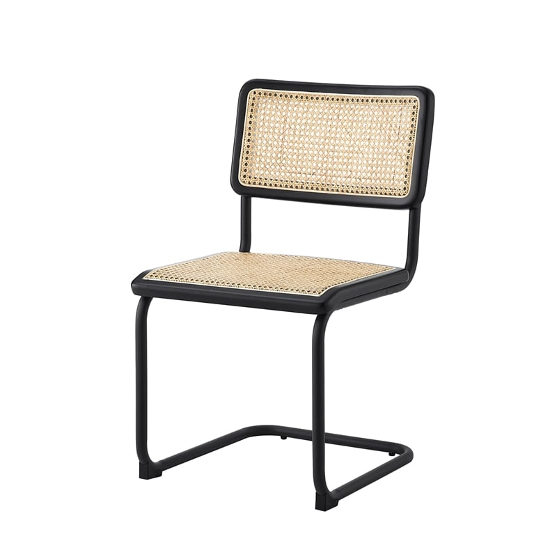 Pemberly Row Modern / Contemporary Dining Chair (Set of 2) Black