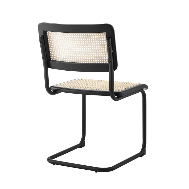 Pemberly Row Modern / Contemporary Dining Chair (Set of 2) Black
