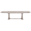 Pemberly Row Modern / Contemporary Hudson Wood Dining Table in Gray