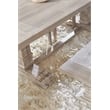 Pemberly Row Modern / Contemporary Hudson Wood Dining Table in Gray