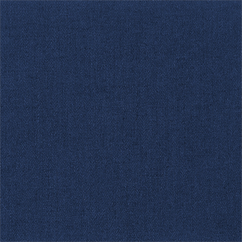 Pemberly Row Contemporary Durable Linen Polyester Fabric Modular Sofa in Navy