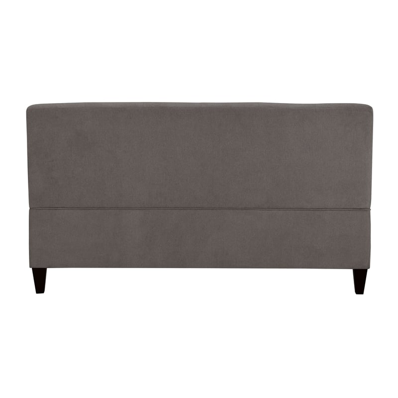 Pemberly Row Mid-Century Modern Sofa - French Dark Gray Finish