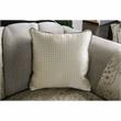 Pemberly Row Traditional Chenille Upholstered Loveseat in Ivory