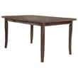 Pemberly Row Transitional Solid Wood Dining Table in Antique Natural Oak
