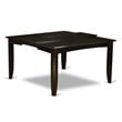 Pemberly Row Modern Square Wood Dining Table in Cappuccino Finish