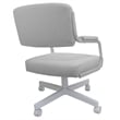 Pemberly Row Modern 4pieces Swivel Metal Caster Dining Chairs