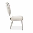 Pemberly Row Wood & Fabric Side Chair in Moonlight Gray (Set of 2)