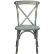 Pemberly Row Modern / Contemporary X-Back Chair In Gray Finish