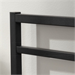 Pemberly Row Modern Metal Queen Platform Bed in Black Finish