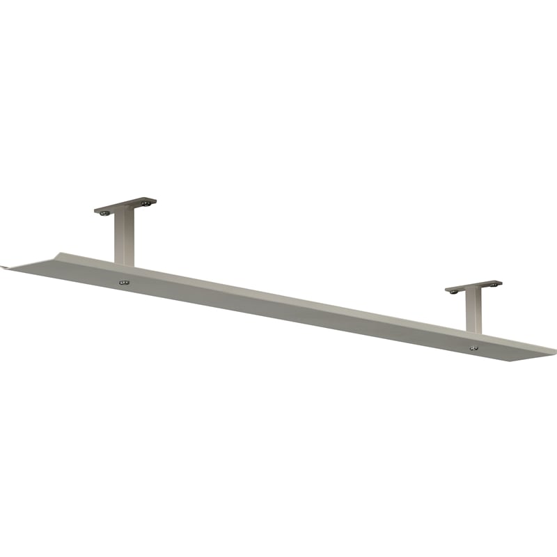 Pemberly Row Circle Metal Cord Management Trough in White Finish