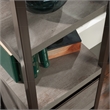 Pemberly Row Engineered Wood Narrow Storage Tower in Mystic Oak