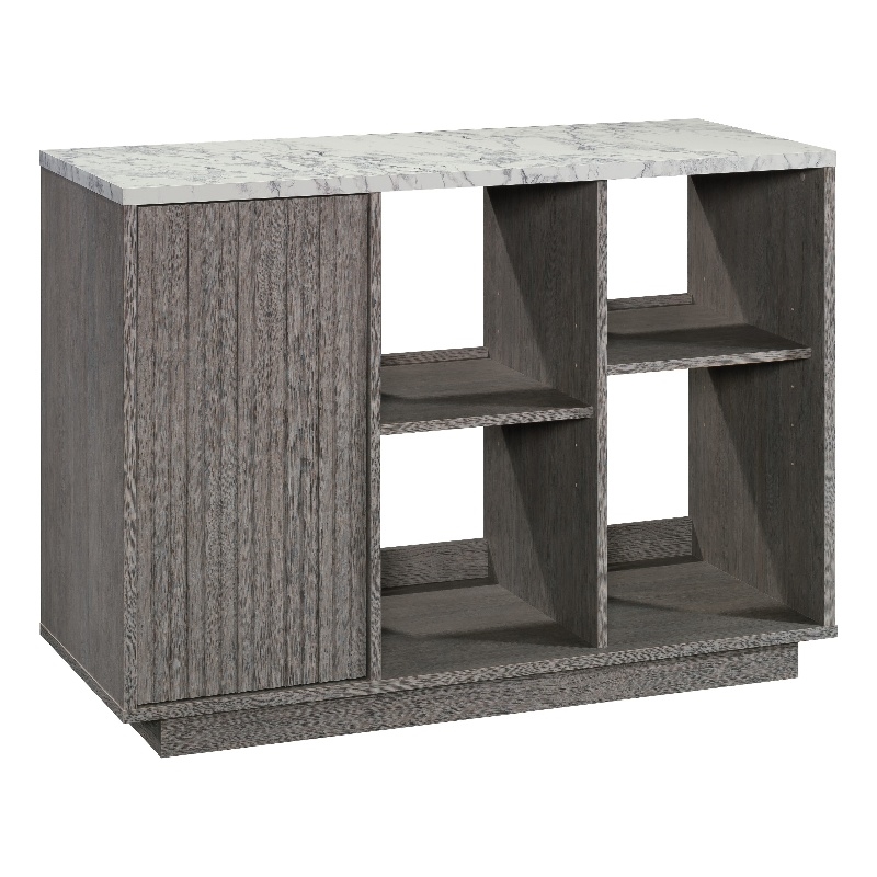 Pemberly Row Modern Engineered Wood Accent Storage in Ashen Oak