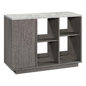 Pemberly Row Modern Engineered Wood Accent Storage in Ashen Oak