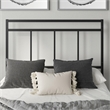 Pemberly Row Contemporary Metal Twin Platform Bed in Black Finish