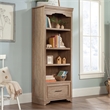 Pemberly Row Engineered Wood 4 Shelf Bookcase in Brushed Oak
