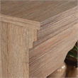 Pemberly Row Engineered Wood 4 Shelf Bookcase in Brushed Oak