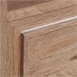 Pemberly Row Engineered Wood 4 Shelf Bookcase in Brushed Oak