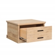 Pemberly Row Engineered Wood Coffee Table in Prime Oak Finish