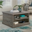 Pemberly Row Engineered Wood Coffee Table in Pebble Pine/Brown