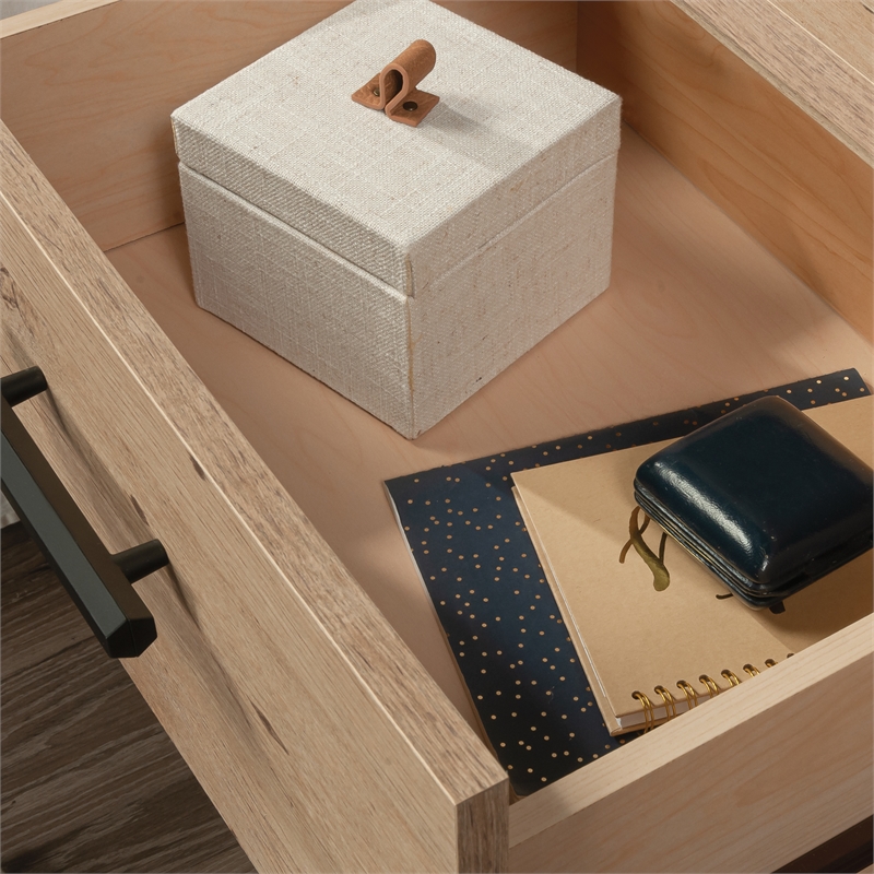Pemberly Row Engineered Wood Night Stand in Prime Oak Finish
