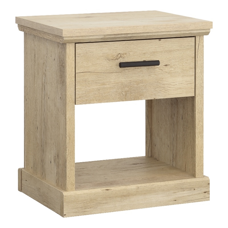 Pemberly Row Engineered Wood Night Stand in Prime Oak Finish