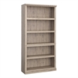 Pemberly Row Modern Engineered Wood 5-Shelf Bookcase in Laurel Oak