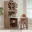 Pemberly Row Engineered Wood Library Hutch in Brushed Oak Finish