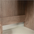 Pemberly Row Engineered Wood Library Hutch in Brushed Oak Finish