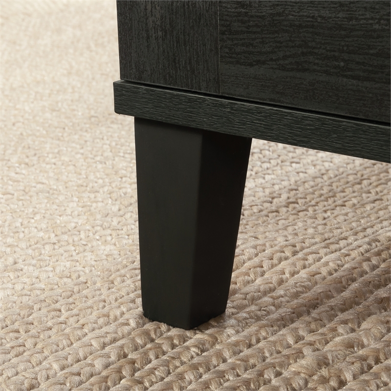 Pemberly Row Engineered Wood Coffee Table in Raven Oak Finish