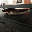 Pemberly Row Engineered Wood Coffee Table in Raven Oak Finish