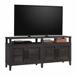 Pemberly Row Engineered Wood Entertainment Credenza in Raven Oak Finish