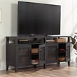 Pemberly Row Engineered Wood Entertainment Credenza in Raven Oak Finish
