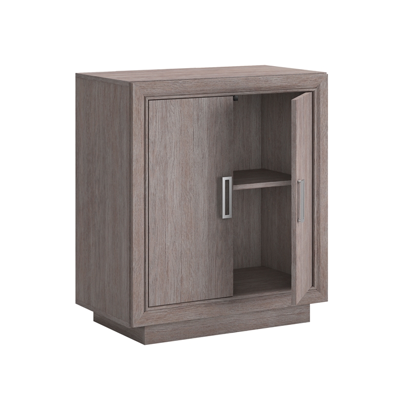 Pemberly Row Engineered Wood Base Cabinet in Ashen Oak Finish