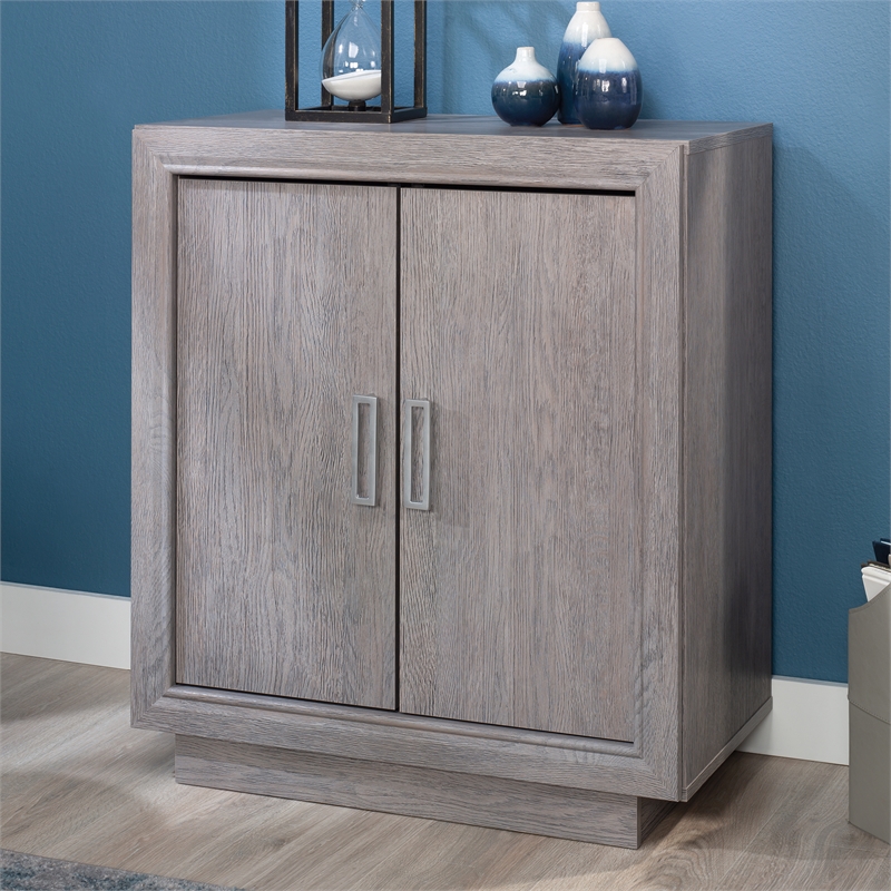 Pemberly Row Engineered Wood Base Cabinet in Ashen Oak Finish