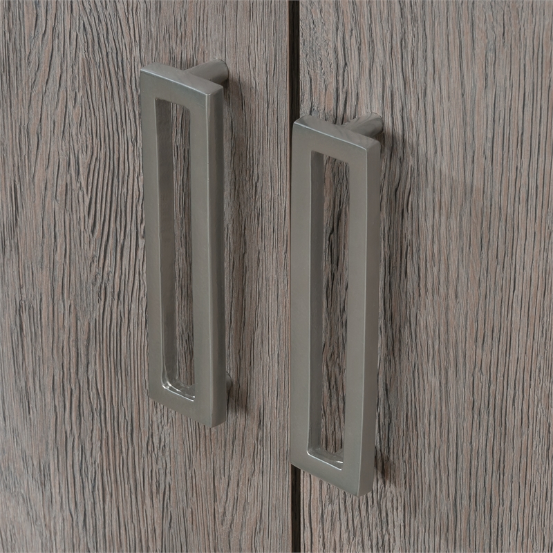 Pemberly Row Engineered Wood Base Cabinet in Ashen Oak Finish