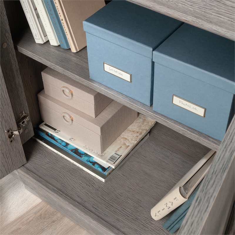 Pemberly Row Engineered Wood Base Cabinet in Ashen Oak Finish