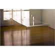 Pemberly Row Pure Decor Lucite and Acrylic Coffee Table in Clear