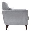 Pemberly Row Modern / Contemporary Accent Chair in Smoke Gray