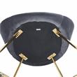 Pemberly Row Modern / Contemporary Velvet 2-PC Accent Chair in Gray